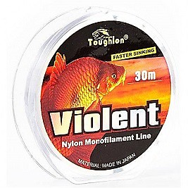 Леска Toughlon VIOLENT (30 м 0.10 мм)