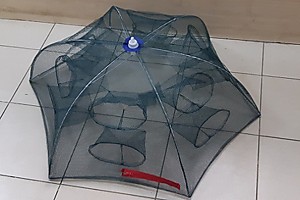 Раколовка d 95 см h 30 см 12 входов (механизм типа зонт)