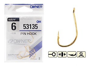 Крючки Owner/C'ultiva серии 53135 Pin Hook