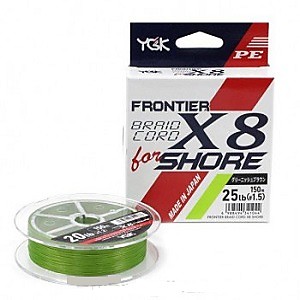 Плетеный шнур YGK Frontier Braid Cord X8 For Shore