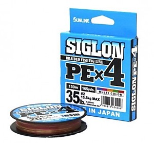 Шнур Sunline Siglon PE X4 200м 1.5 Multicolor