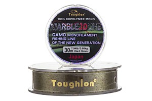 Леска Toughlon MARBLE 3D LINE (30 м 0.12 мм)