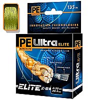Плетеный шнур PE ULTRA ELITE Z-8 0,50mm 135m