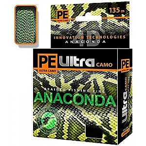Нить Aqua PE Ultra ANACONDA Camo jungle 135м 0.14 8.90кг 