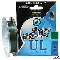 Шнур Power Phantom Ultralight 6x 105м 0,04мм fluo green