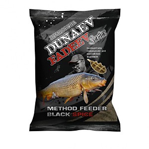 Прикормка DUNAEV-FADEEV 1кг Method Feeder Black Spice