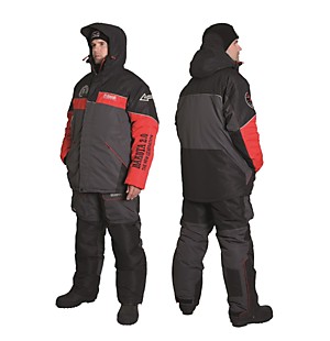Костюм зимний Dakota 2.0 cерый/черный/красный XL