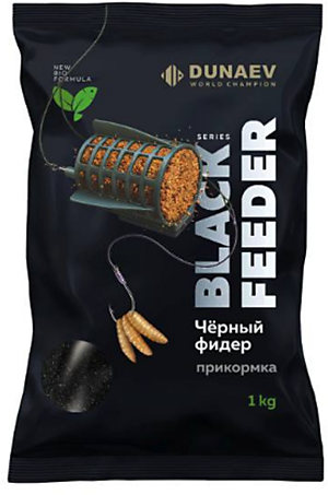 Прикормка DUNAEV Black Series 1кг FEEDER Фидер