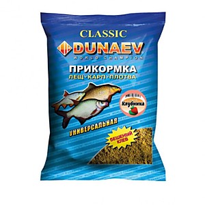 Прикормка Dunaev 0.9кг Универсальная Клубника