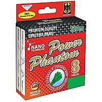 Шнур Power Phantom 8x 120м 0.10мм green